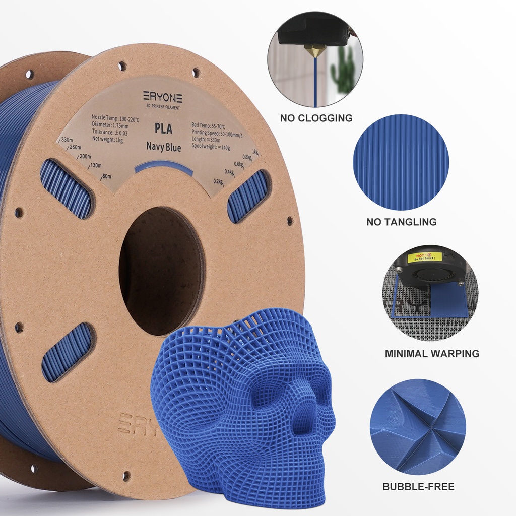 Eryone Navy Blue Standard PLA 1.75mm