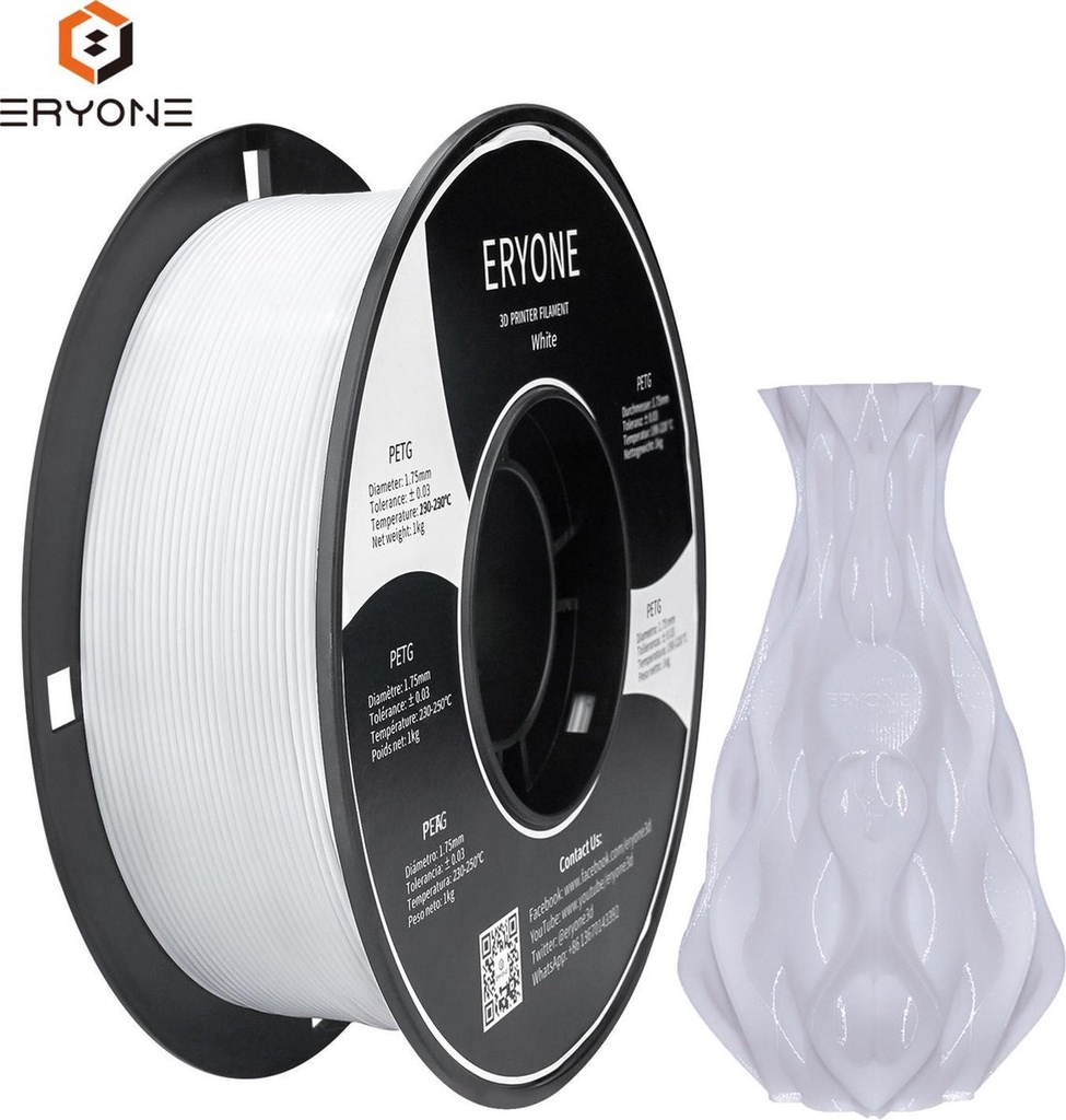 Eryone Standard PETG White