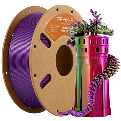 Eryone Tri-Color Red&Purple&Green