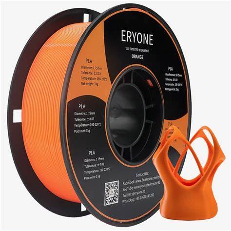 Eryone Orange Standard PLA 1.75mm